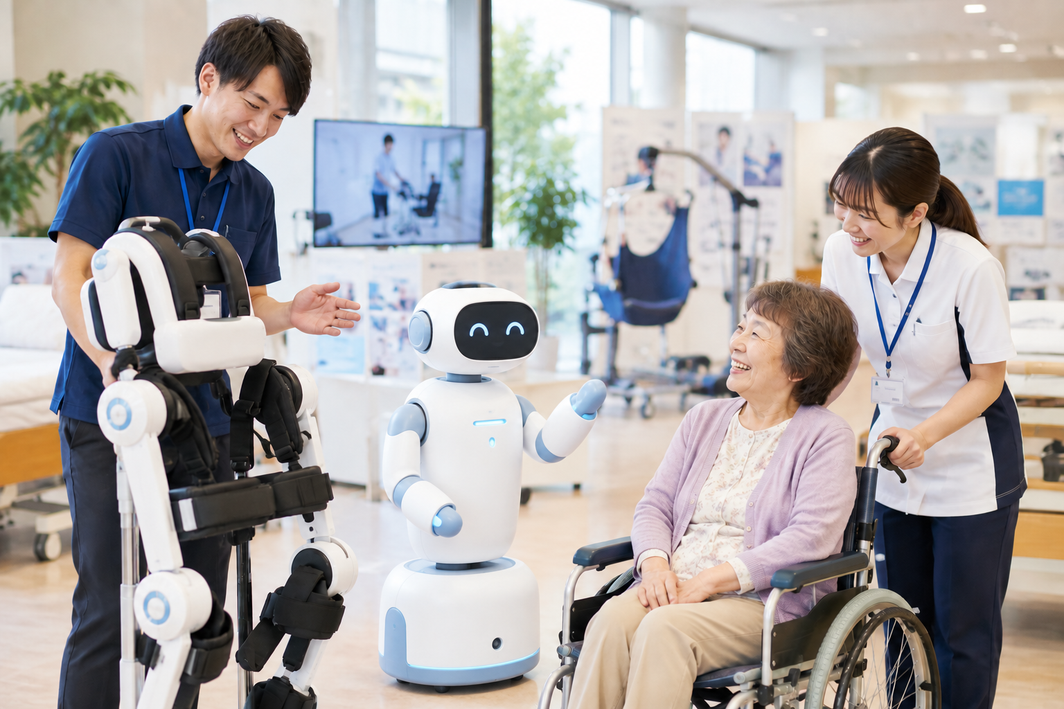 介護ロボットのイメージ